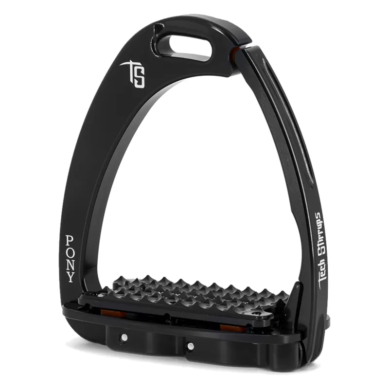 Tech Stirrups Venice Pony Dressage Plus - Black/Black